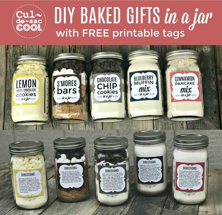 5 DIY Baked Gifts in a Jar with FREE Printable Recipe Tags — Part 2 -   24 xmas food gifts ideas