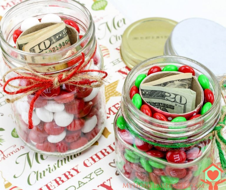 Hidden Gift Jars | Make giving the gift of money a mystery! -   24 xmas food gifts ideas