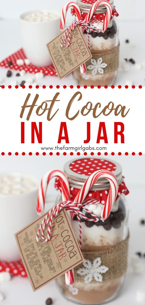 Hot Cocoa Mix In A Jar -   24 xmas food gifts ideas