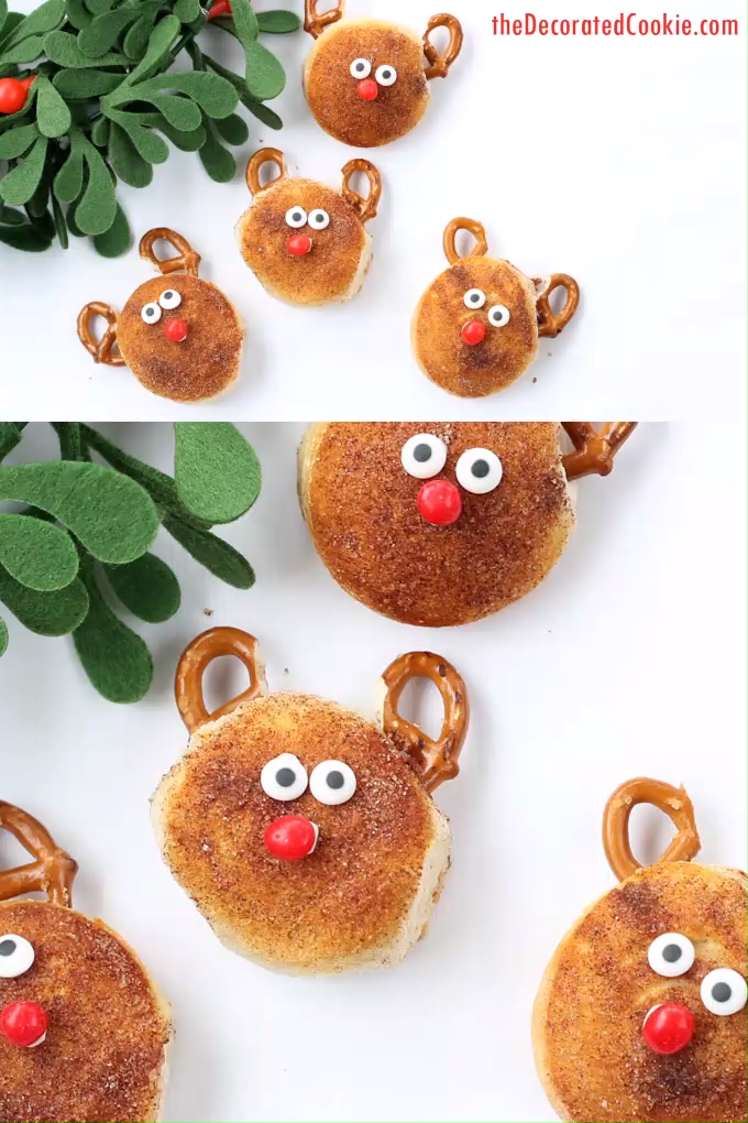 Rudolph biscuits -   24 xmas food videos christmas dinners ideas
