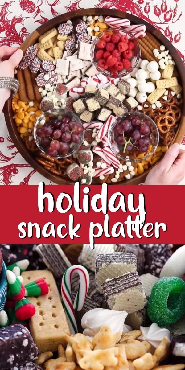 Holiday Snack Platter -   24 xmas food videos christmas dinners ideas