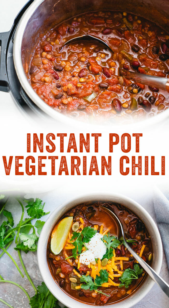 Best Ever Instant Pot Vegetarian Chili – A Couple Cooks -   25 instant pot soup recipes healthy vegetarian ideas