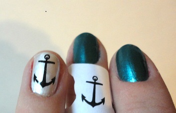 tutorial for putting designs onto your nails with printer ink. | PinPoint