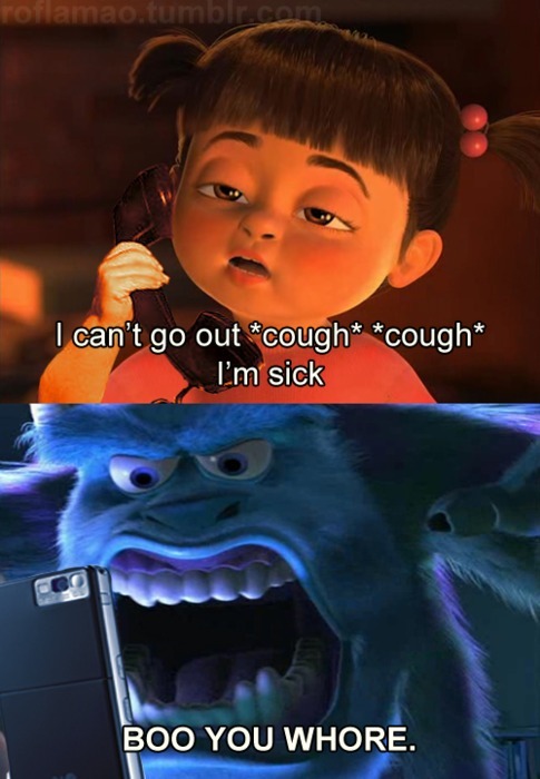 monsters inc + mean girls.