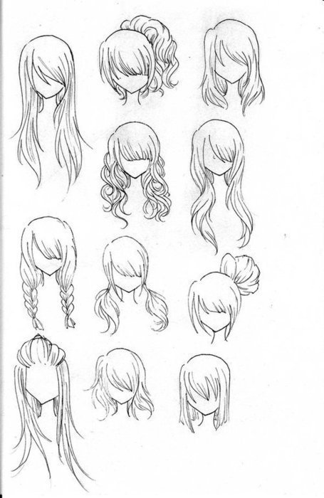 How to draw hair  PinPoint